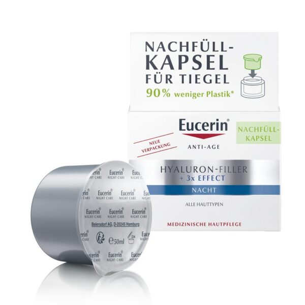 Eucerin ANTI-AGE HYALURON-FILLER + 3 x EFFECT NACHT Nachfüllkapsel