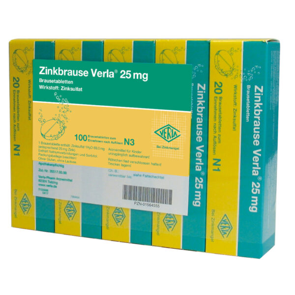 Zinkbrause Verla 25 mg