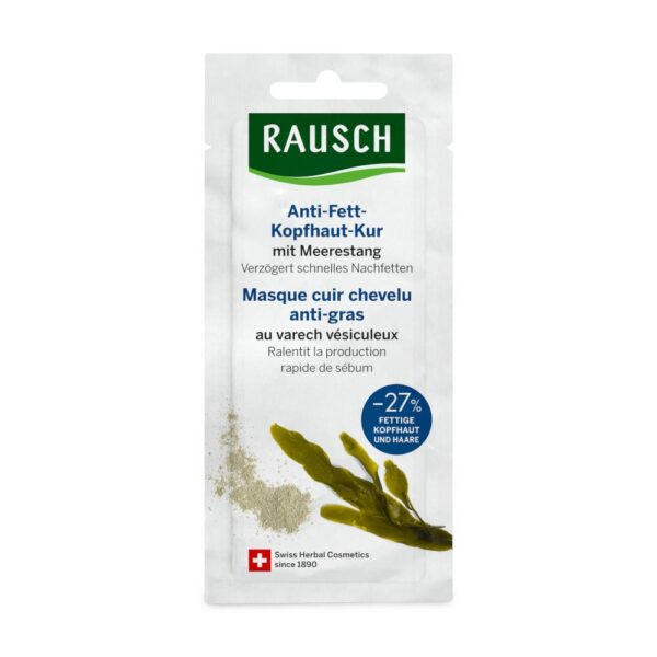 RAUSCH Einzelbeutel Anti-Fett-Kopfhaut-Kur mit Meerestang 15 ml