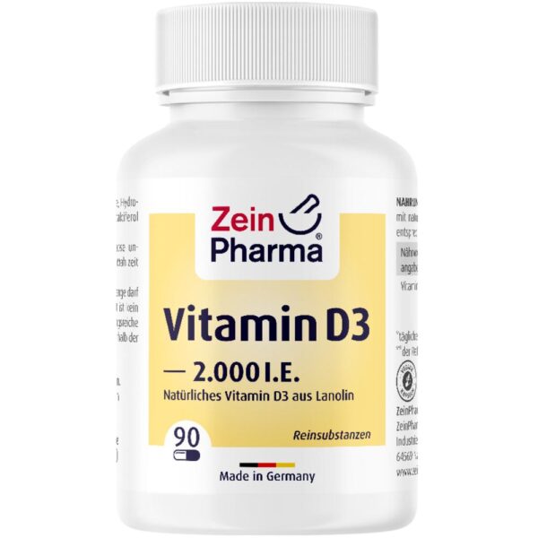 Zein Pharma VITAMIN D3 2.000 I.E. Kapseln