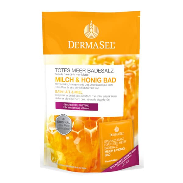 DERMASEL Totes Meer Badesalz+Milch&Honig