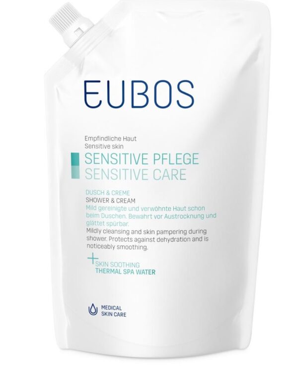 EUBOS SENSITIVE PFLEGE DUSCH & CREME Nachfüllbeutel