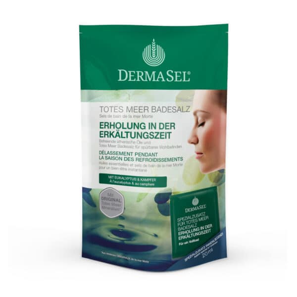 DERMASEL SPA Totes Meer Badesalz+Erkältungszeit