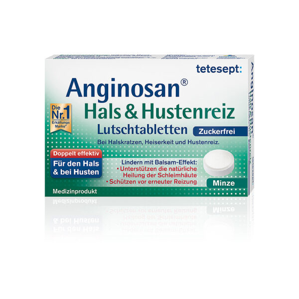 Tetesept Anginosan Hals & Hustenreiz Lutschtabl.