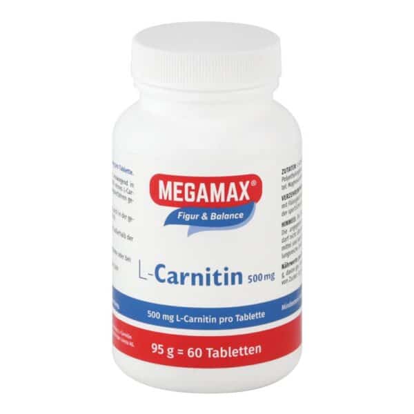 MEGAMAX L Carnitin 500 mg Tabletten