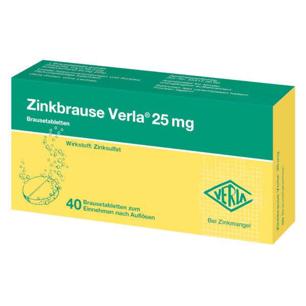 Zinkbrause Verla 25mg