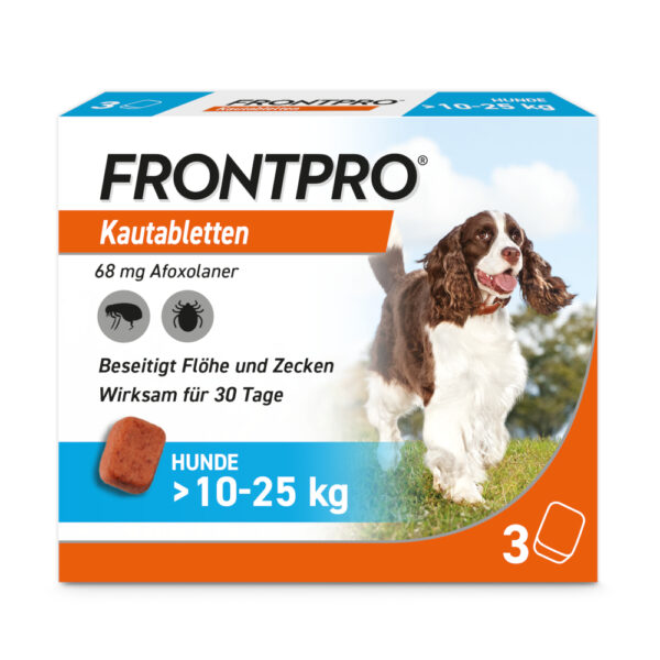 FRONTPRO Kautabletten Hunde >10 - 25kg