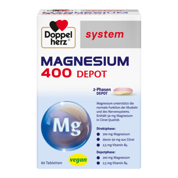 Doppelherz system MAGNESIUM 400 DEPOT