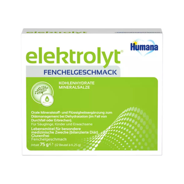 Humana elektrolyt FENCHELGESCHMACK 75g