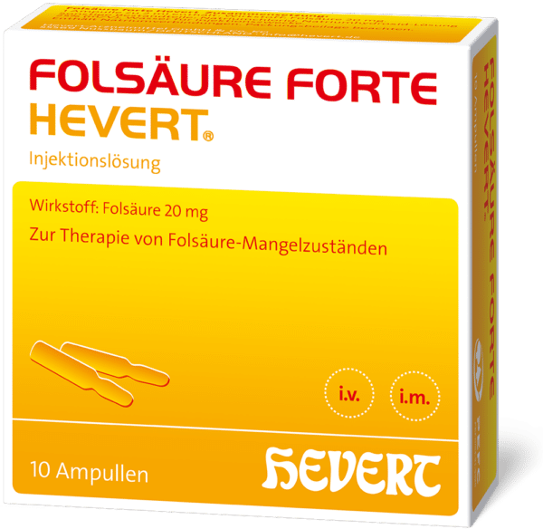 FOLSÄURE HEVERT forte Ampullen