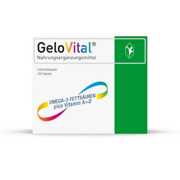 GeloVital Lebertrankapsel mit Vitamin A & Vitamin D 100 Stk.