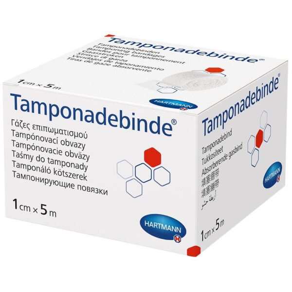 TAMPONADEBINDE 1 cmx5 m steril Hartmann