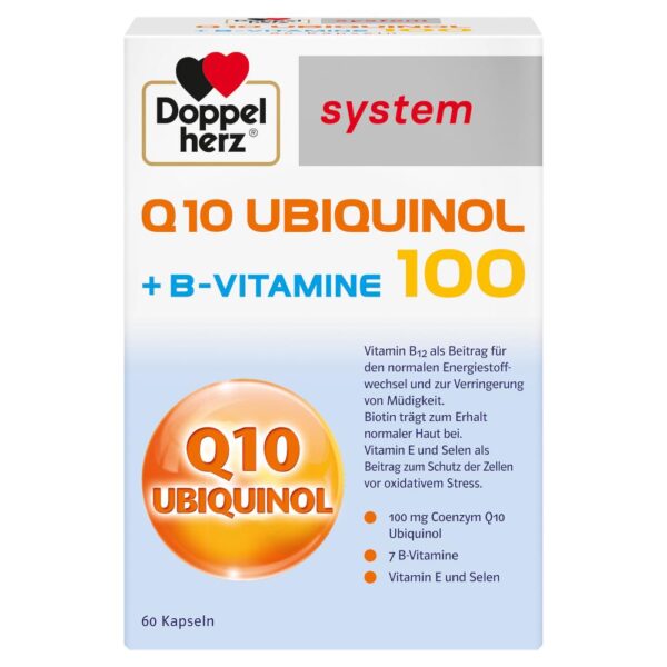 Doppelherz system Q10 UBIQUINOL 100  + B-VITAMINE