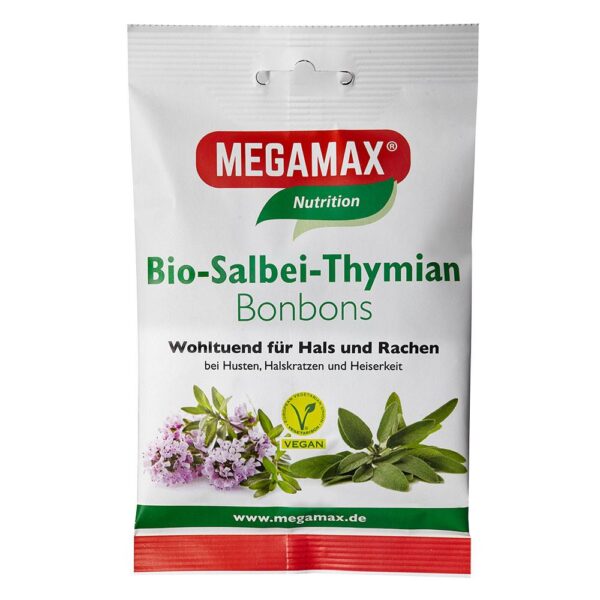 Megamax Bio Salbei-thymian Bonbons