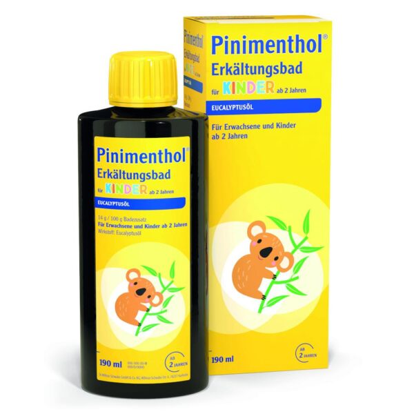 Pinimenthol Erkältungsbad für Kinder