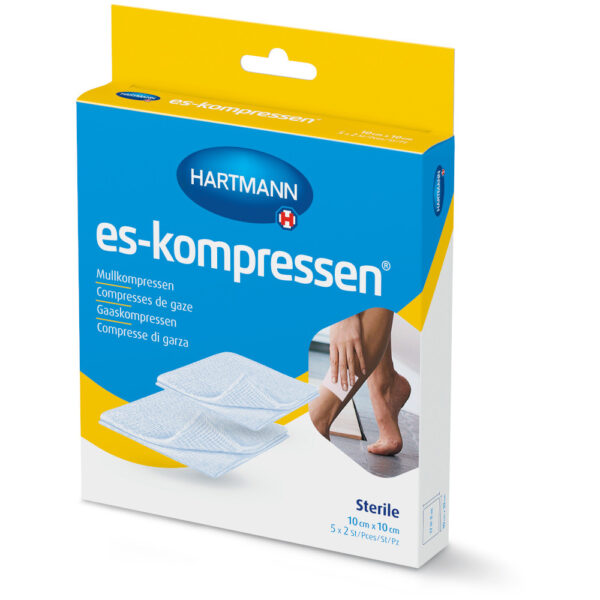 es-kompressen Sterile 10 cm x 10 cm