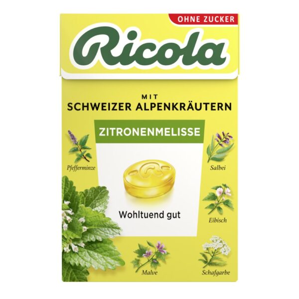 Ricola Zitronenmelisse Schweizer Kräuterbonbon zuckerfrei