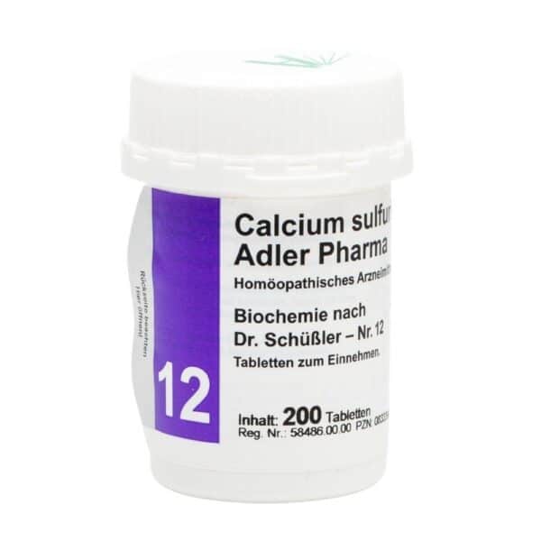 Calcium sulfuricum D6 Adler Pharma Biochemie nach Dr. Schüßler Nr.12