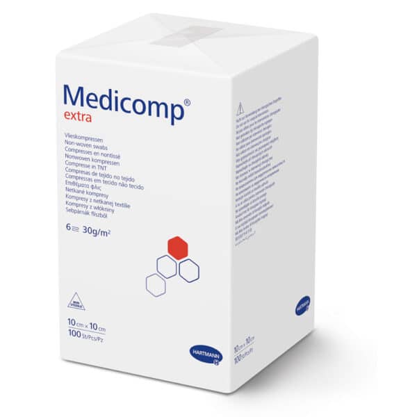 MEDICOMP extra Kompressen 10x10 cm unsteril