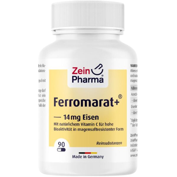 Zein Pharma FERROMARAT Eisenfumarat+Acerola magensaftr.Kapseln