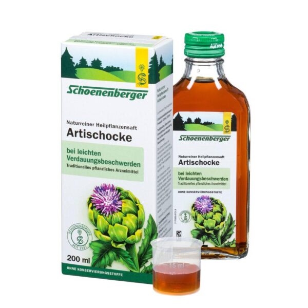 Schoenenberger Naturreiner Heilpflanzensaft Artischocke