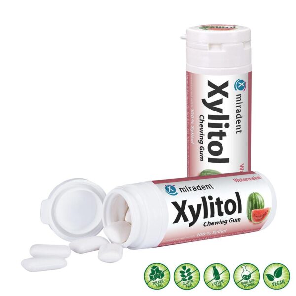 miradent Xylitol Kaugummi Wassermelone