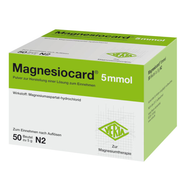 MAGNESIOCARD 5 mmol Plv.z.Her.e.Lsg.z.Einnehmen