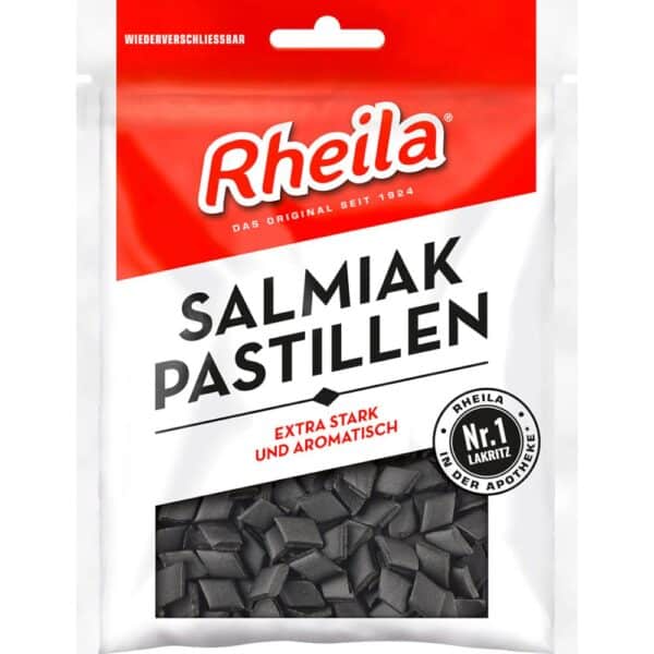 RHEILA Salmiak Pastillen mit Zucker