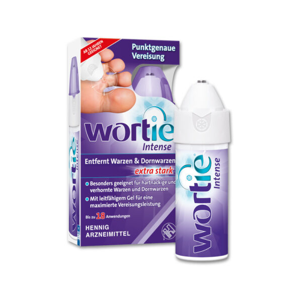 wortie Intense gegen Warzen und Dornwarzen Spray+ Gel