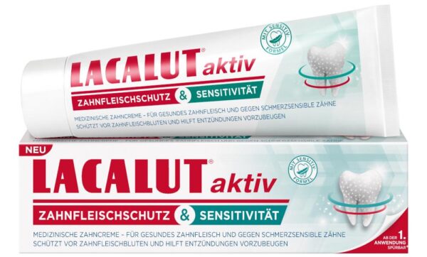 LACALUT aktiv Zahnfleischschutz & Sensitivität Zahncreme