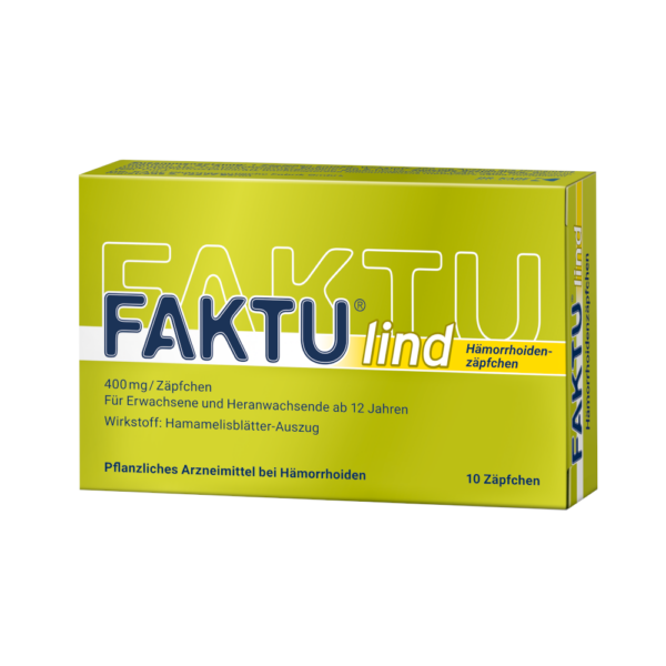 FAKTU lind Hämorrhoidenzäpfchen