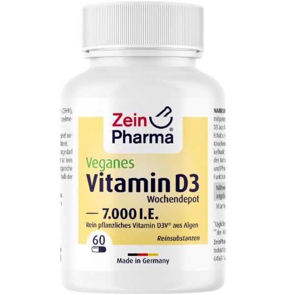 Zein Pharma Veganes Vitamin D3 7000 I.E.