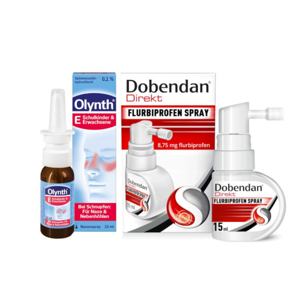 Vorteilsset  - Olynth 1% Nasenspray + Dobendan direkt Flurbiprofen Spray Set