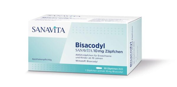 SANAVITA Bisacodyl 10mg Zäpfchen