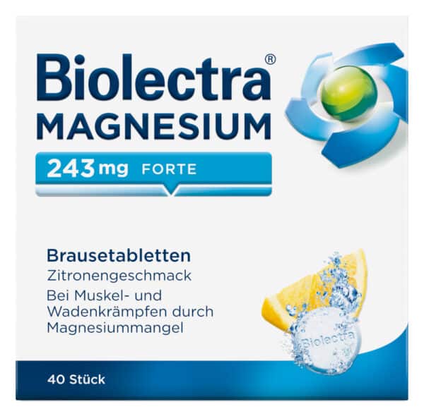 Biolectra MAGNESIUM 243mg forte Zitronengeschmack