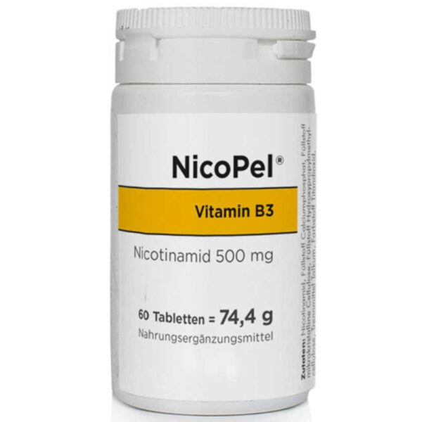 NicoPel Nicotinamid 500mg Vitamin B3