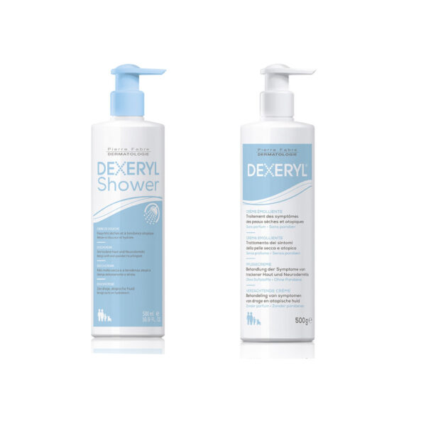 DEXERYL Pflegecreme & Duschcreme Set