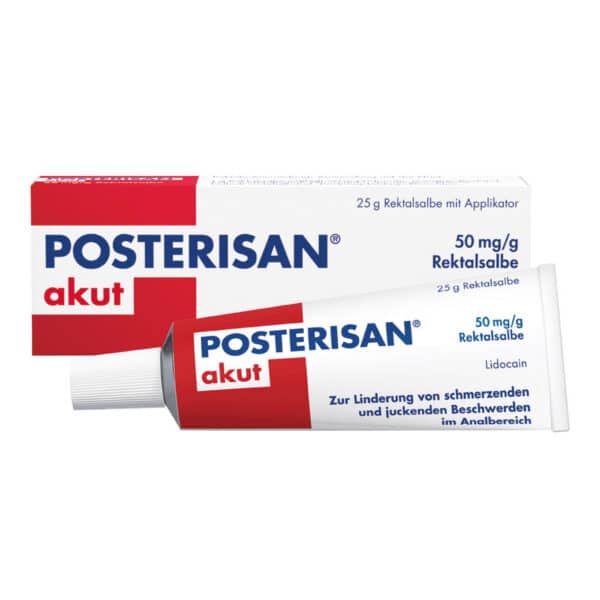 Posterisan akut 50mg/g Rektalsalbe