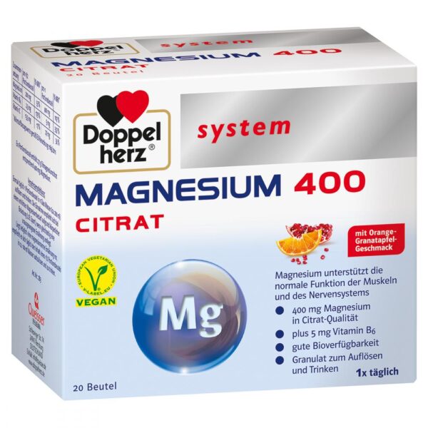 Doppelherz system MAGNESIUM 400 CITRAT