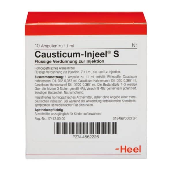 CAUSTICUM INJEEL S Ampullen