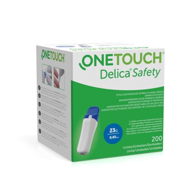 ONE TOUCH Delica Safety 23G Einmalstechhilfe