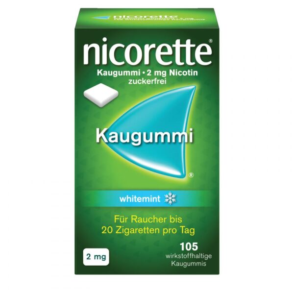 nicorette® Kaugummi 2mg whitemint