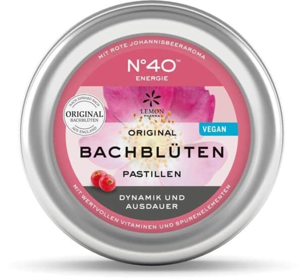 ORIGINAL BACHBLÜTEN PASTILLEN No 40 ENERGIE