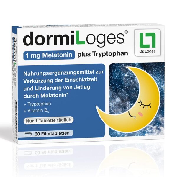 dormiLoges Melatonin plus Tryptophan