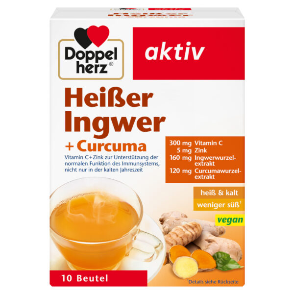 Doppelherz aktiv Heißer Ingwer + Curcuma