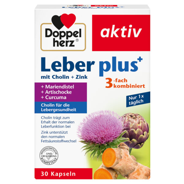 Doppelherz aktiv Leber plus mit Cholin + Zink