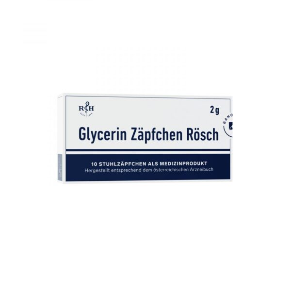 GLYCERIN ZÄPFCHEN Rösch 2 g gegen Verstopfung