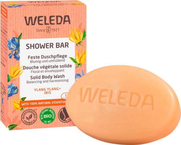 Weleda Shower Bar Feste Duschpflege Ylang Ylang + Iris