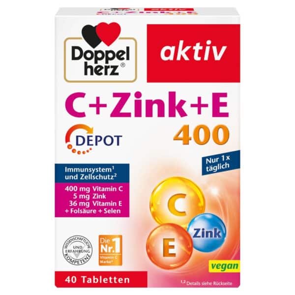 Doppelherz aktiv C + Zink + E 400 DEPOT