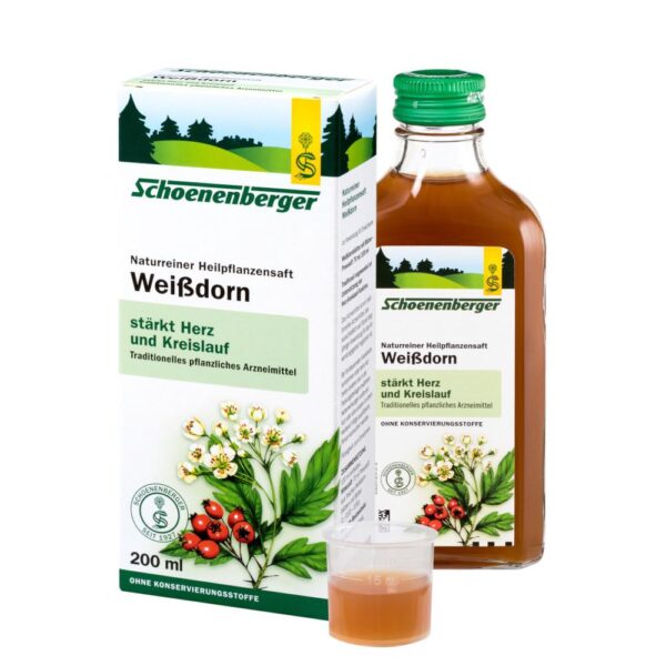 Schoenenberger Naturreiner Heilpflanzensaft Weißdorn